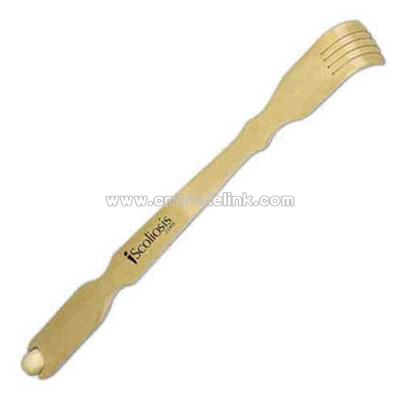 Bamboo back scratcher and massager roller