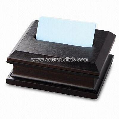 Bamboo memo holder