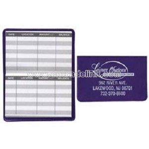 Bank Card Register Card