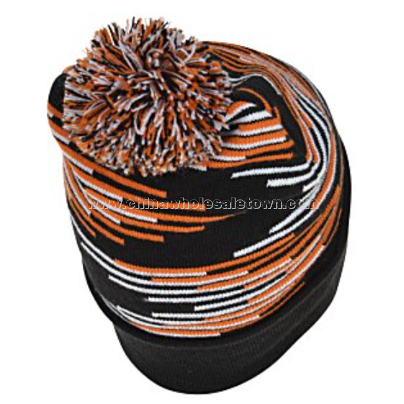 Bar Pom Pom Beanie