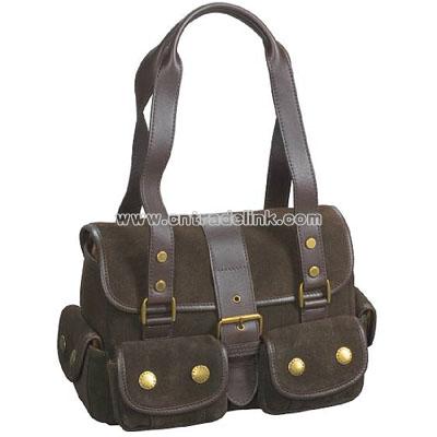Barbour Suede Utility Bag - Small