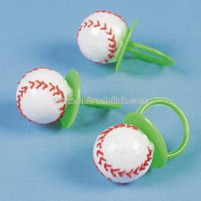 Baseball Frosted Ring Suckers