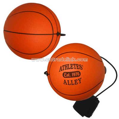 Basketball shape stress reliever yo-yo