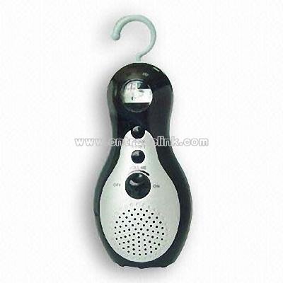 Bathroom Clock Raido with Water-resistant and FM Auto Scan Radio