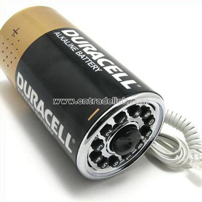 Battery Shaped Telephone