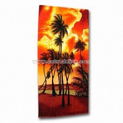 Beach Towel with Pigment Printing