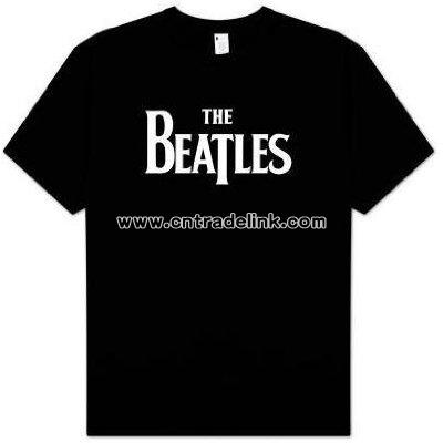 Beatles logo Black t-shirt