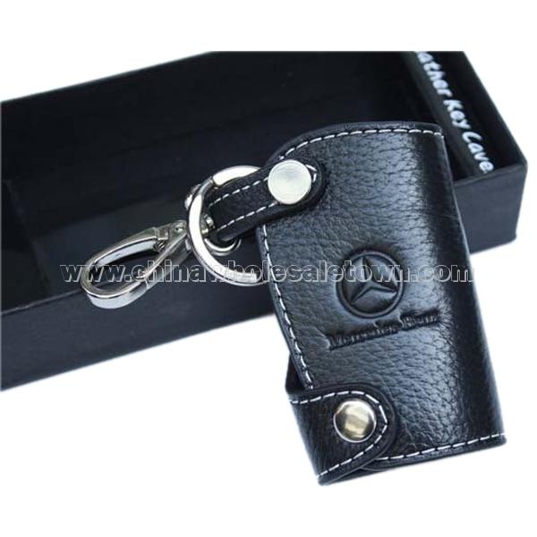 Benz Key Leather Skin Key ring