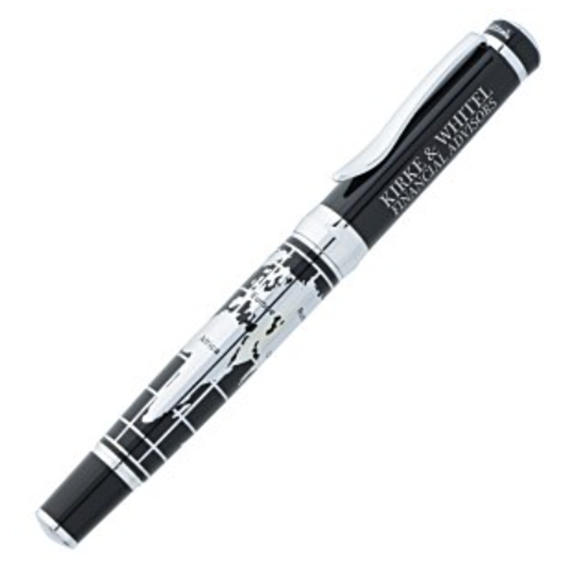 Bettoni Chrome World Rollerball Metal Pen