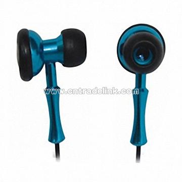 Bi-aural Earphone with Metallic Housing
