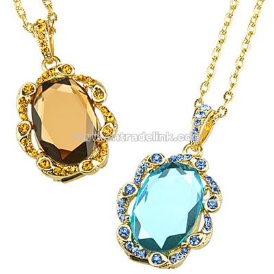 Big Jewel Necklace USB Flash Drive