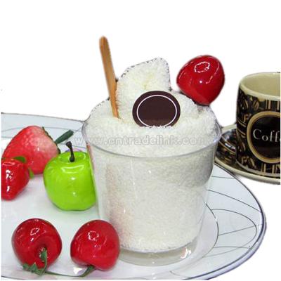 Birthday Gift Children Present Cup Ice Cream Towel Cake