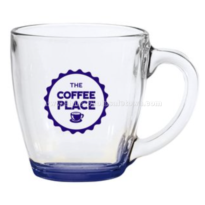 Bistro Glass Mug - 16 oz. - Bottom Color