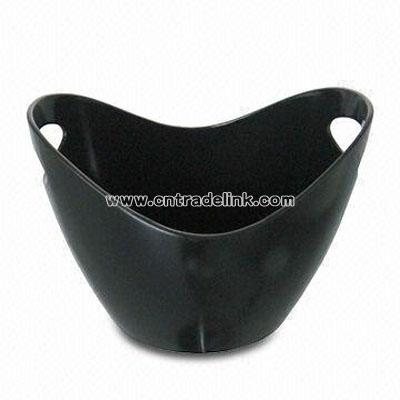 Black Acrylic Ice Bucket