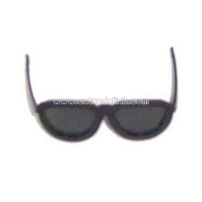Black Flexible sunglasses with flexible frame for 8