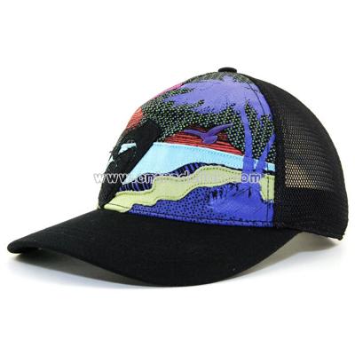 Black Laughable Mesh Cap