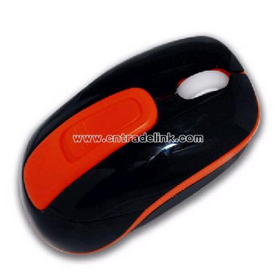 Black&Orange Wireless Mouse