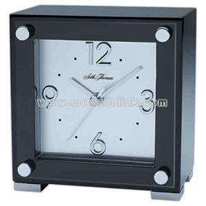 Black piano finish clock