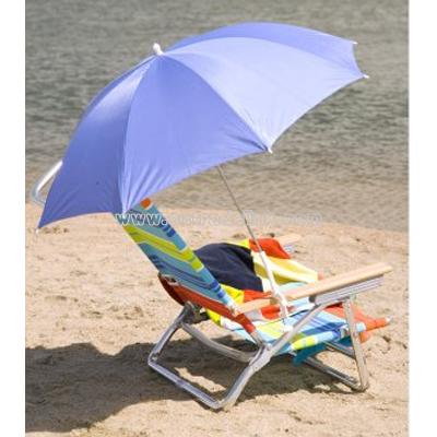 Blue Clamp-On Beach Umbrella