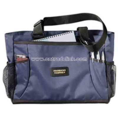 Blue Deluxe Business Tote Bag