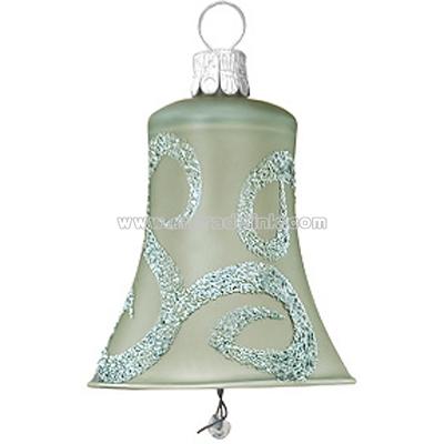 Blue Matte With Bell Ornament