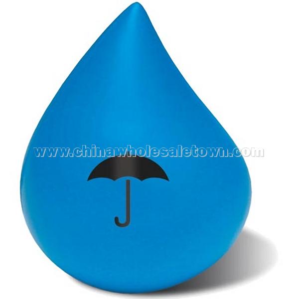 Blue Water Drop Stress Ball