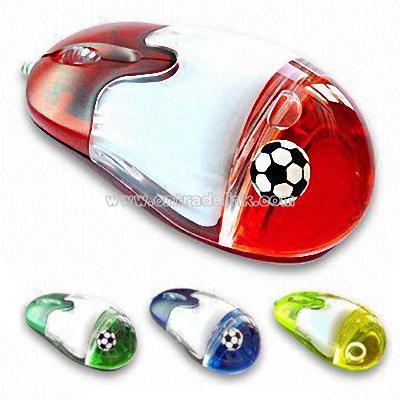 Blue Water-filled Optical Mouse