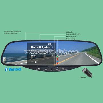 BlueTooth Stereo Handsfree Rearview Mirror