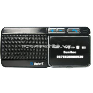 Bluetooth Speakerphone with Voice Dialing Function and LCD Display