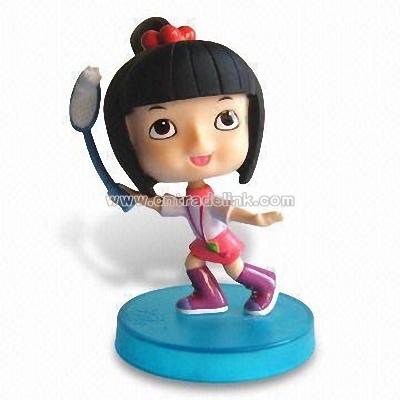 Bobble Head Plastic Doll