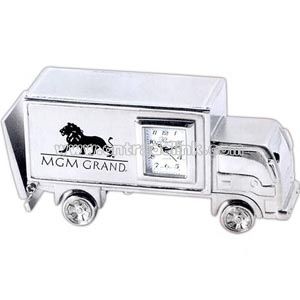 Bobtail style truck clock