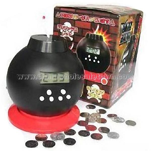 Bomb Alarm Clock Coin Bank