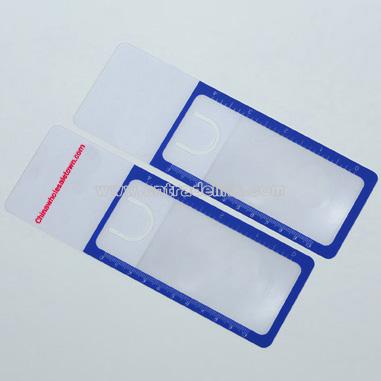 Bookmark Magnifier with Clip and Ruler