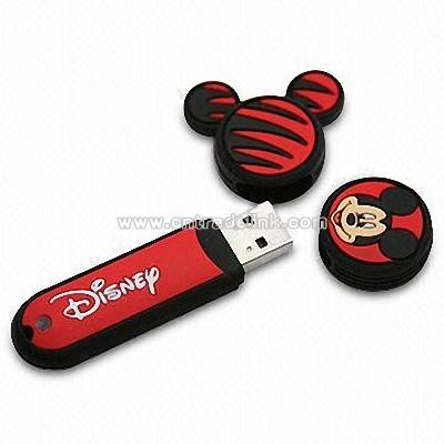 Bootable Mickey Mouse-shaped USB Flash Drive