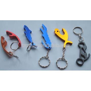 Bottle Opener with Keyring