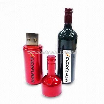 Bottle Shaped USB Flash Memory Stick