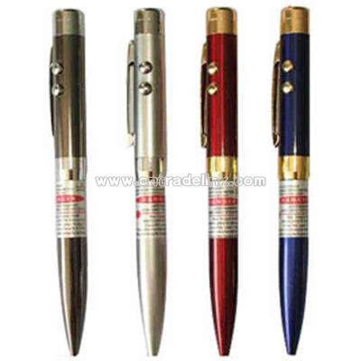 Brass laser pointer pen