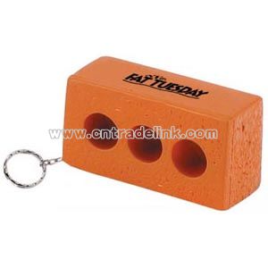 Brick Stress Reliever Key Chain