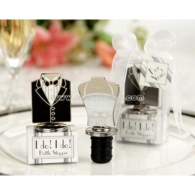 Bride and Groom Bottle Stoppers