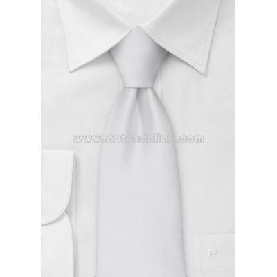 Bright White Kids Necktie