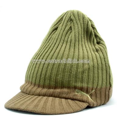 Brimmed Beanie cap