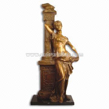 Bronze Statue with Exotic Beauty