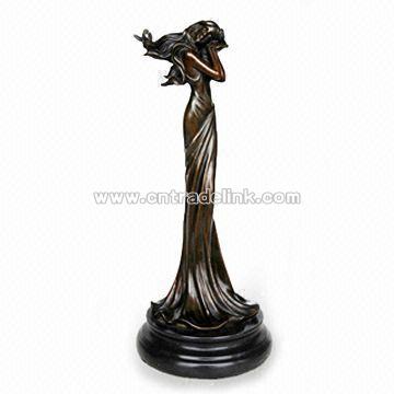 Bronze Woman Statue