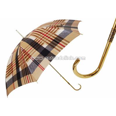 Brown Plaid umbrella
