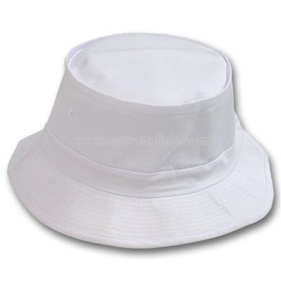 Bucket Fishing Hat - White L-XL