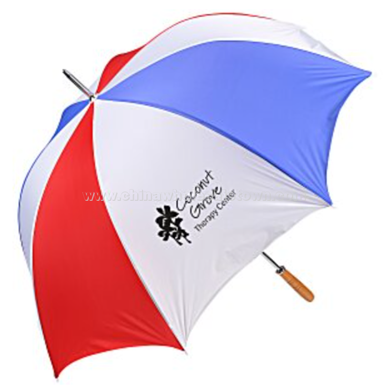 Budget-Beater Golf Umbrella - Red/White/Blue - 60