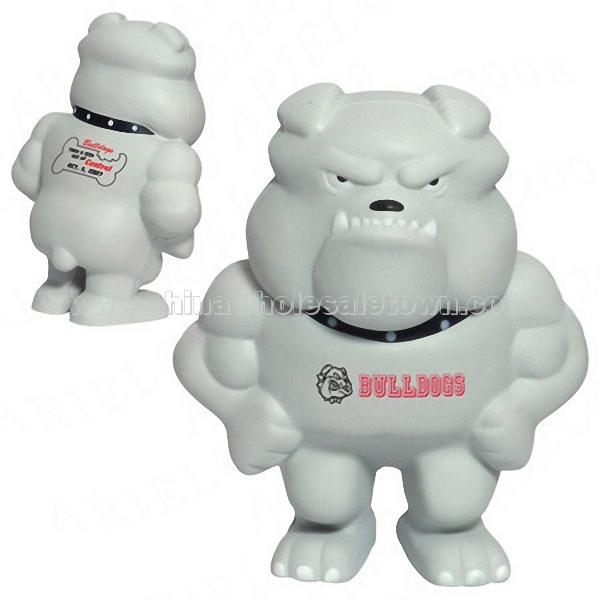 Bulldog Mascot Stress Reliever Ball
