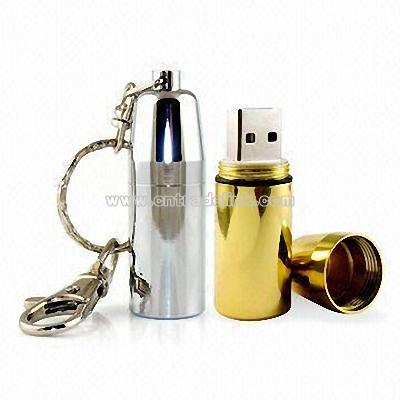 Bullet Shaped USB Flash Memory Drives