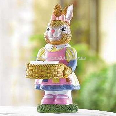 Bunny Baker Figurine