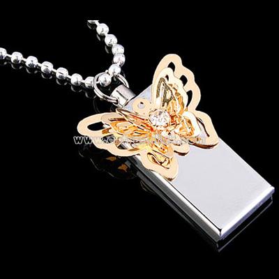 Butterfly Jewelry USB Flash Stick